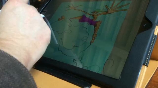 (Creative) Cloud surfing. iPad Pro and Adobe Draw lunchtime doodle. смотреть онлайн