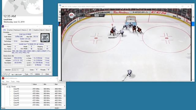 NHL Legacy testing on RPCS3 w/ 9900K GTX 1060 смотреть онлайн