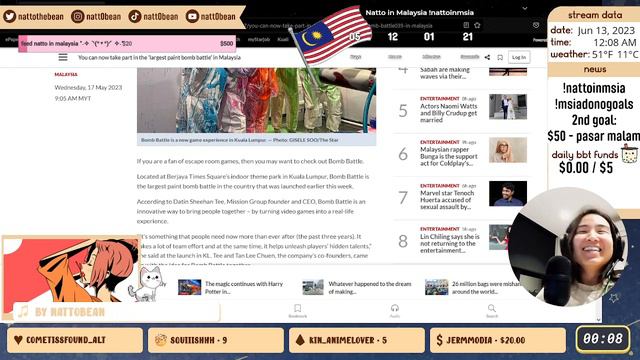 last stream before malaysia trip (maybe??) // !nattoinmsia !donate !socials !discord смотреть онлайн