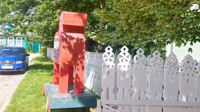 Мой мини-отпуск. Прогулки по Вологде. Часть 8. Дверь в Вологду. Деревянные домики. Резной палисад