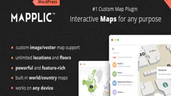 Mapplic - Custom Interactive Map WordPress Plugin Nulled Download 2021