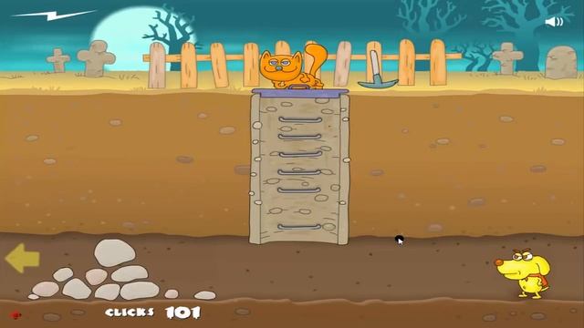 СТРАШНЫЙ ЗОМБИ КОТ погоня за СОБАКОЙ Игровой Мультик для Детей Zombie cats смотреть онлайн