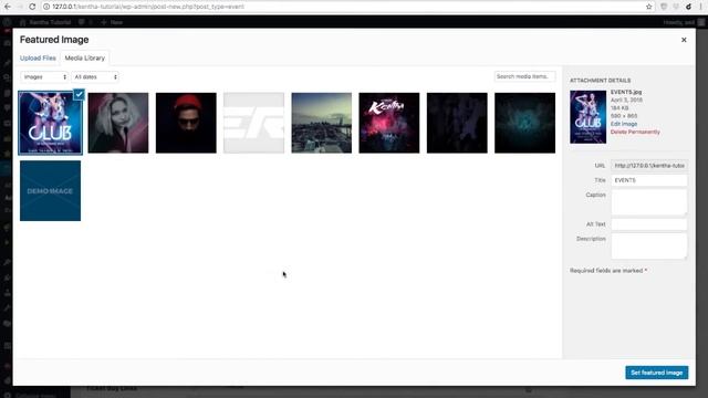 Events and Gigs - Kentha Music WordPress Theme смотреть онлайн