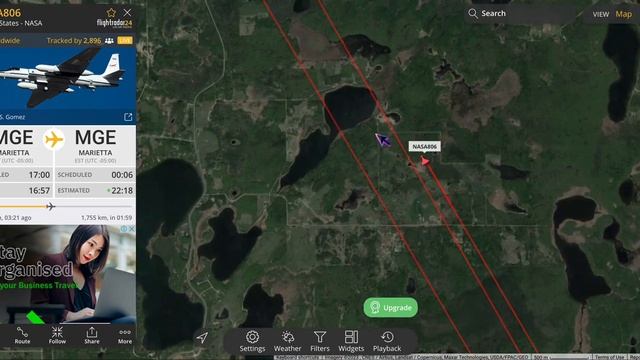 Super Rare NASA plane caught on flight radar 24 смотреть онлайн