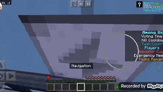 обзор на карту амонг ас в Майнкрафте пе