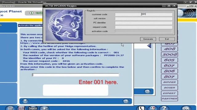 How to activate Peugeot Planet PP2000 / Lexia. смотреть онлайн