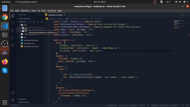 06 - Create multiple output paths in Webpack смотреть онлайн