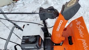 снегоуборщик Daewoo 6560,переделки