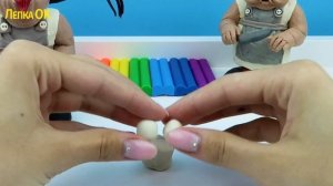 Повара близнецы из пластилина и Ном. Как менялся повар Маленькие Кошмары | Лепка ок