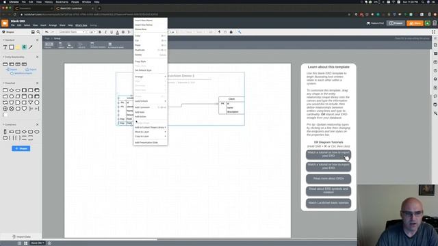 ER Diagrams in Lucidchart: How to create an ER diagram in Lucidchart. смотреть онлайн