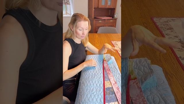 Как я пришиваю кант к одеялу. смотреть онлайн