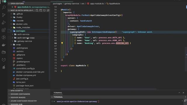 Nest JS Graphql Gateway with Graphql and REST based services #08 #microservices #nestjs смотреть онлайн