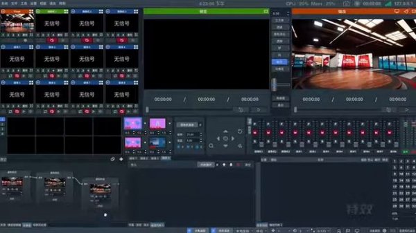 3D virtual studio system ： Capture Scene from multiple angles using Virtual Camera Animations