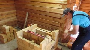 Банная печь из кирпича своими руками || Часть1