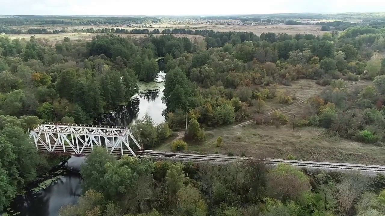Заповедник с высоты птичьего полёта (Усманка, Плотина, Заповедник) смотреть онлайн