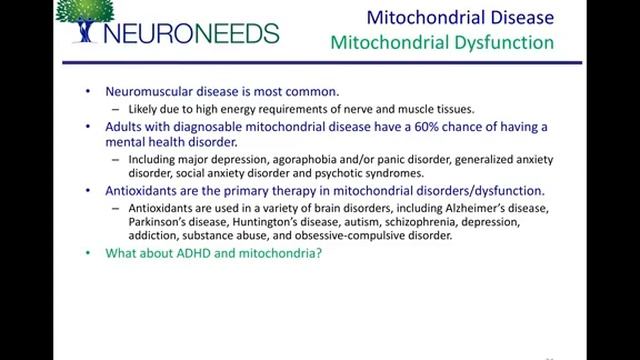 Medical Presentation: Mito, ADHD & Anxiety смотреть онлайн
