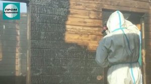 Очистка деревянного дома после пожара от прогара, сажи и копоти +7(495) 500-76-59