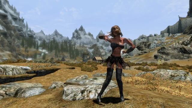Skyrim Dance HDT Bodyslide PHYSICS смотреть онлайн