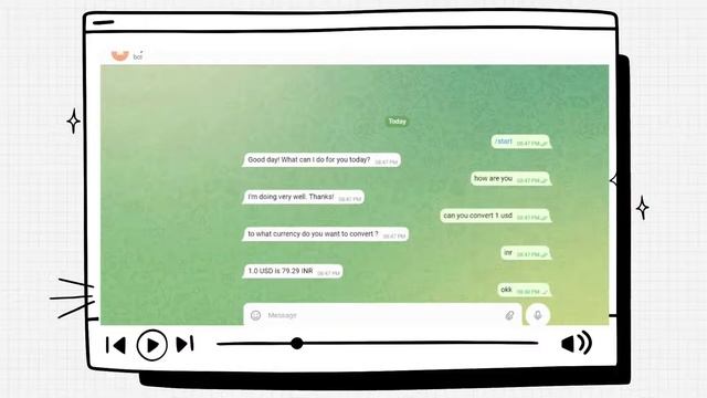 Currency converter chat bot using Dialog flow смотреть онлайн