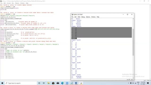 Python pandas series prog. смотреть онлайн