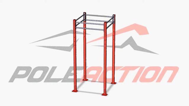 Функциональная рама для кроссфит 1100 х 1100 (производство - Poleaction) смотреть онлайн