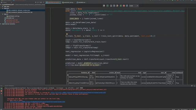 Sentiment Analyse mit Python Scikit/Pandas смотреть онлайн