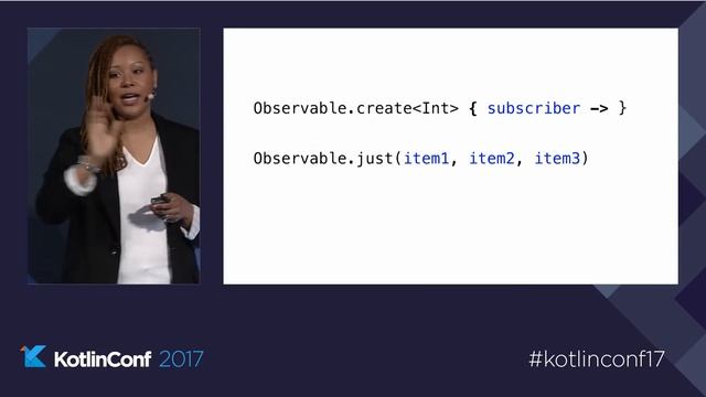 KotlinConf 2017 - RX Java with Kotlin in Baby Steps by Annyce Davis смотреть онлайн