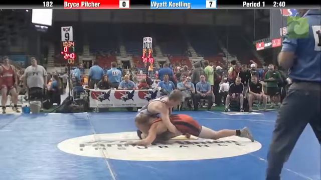182 Bryce Pilcher vs. Wyatt Koelling смотреть онлайн