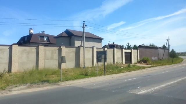 Истринский район МО, с.Павловская Слобода, вид из окна маршрутного такси в Москву (5) смотреть онлайн