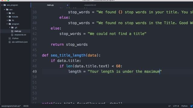 Learn Python By Example: SEO Program in Python - Part 3 смотреть онлайн