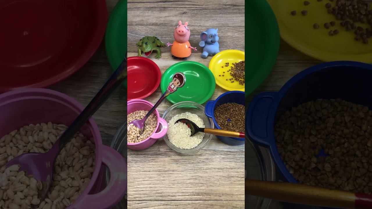 Накорми зверят. Игра на развитие моторики. смотреть онлайн