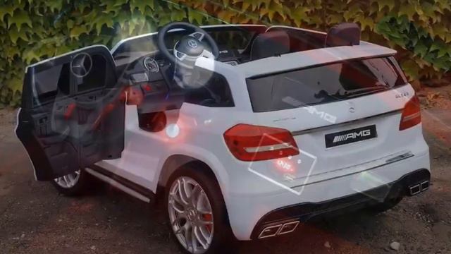 Mercedes AMG GLS 63 2 személyes kisautó gyerekeknek смотреть онлайн