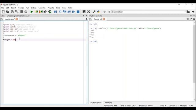 Python Lesson 3: Conditional Code смотреть онлайн