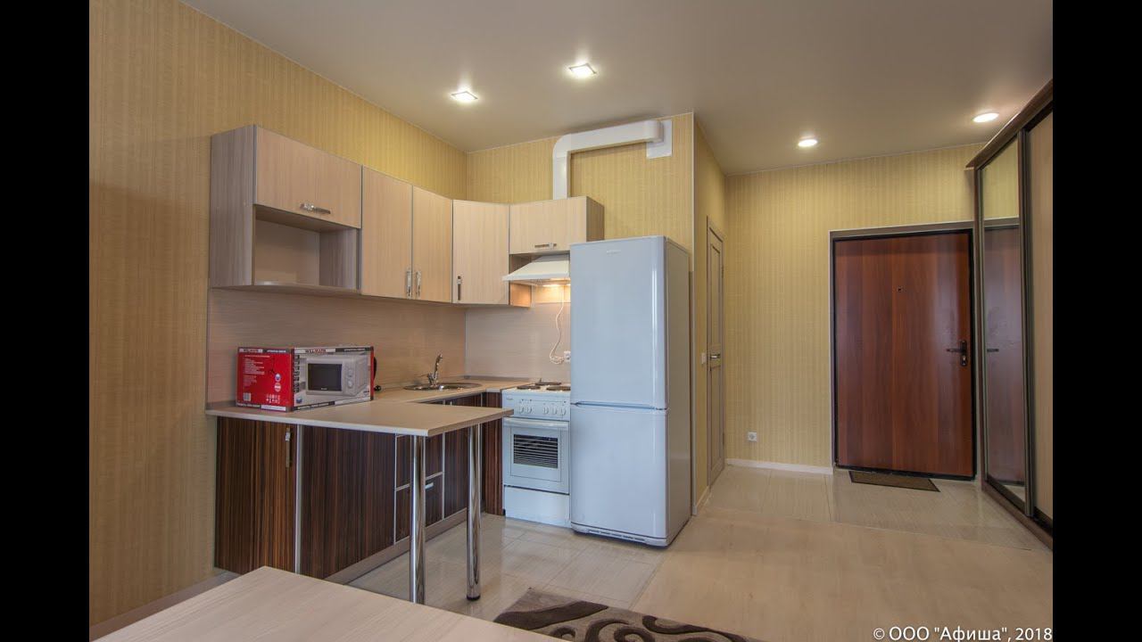 Видео-обзор ВИДОВОЙ квартиры-студии на 15 ЭТАЖЕ на ул. Дальневосточной, 29/5 (продажа) смотреть онлайн