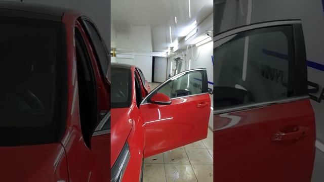 Затонировали Kia Ceed плёнкой Ultra Vision, полировка фар автомобиля и бронирование противотуманок смотреть онлайн