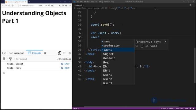 Javascript Objects Explained in Tamil - Part 1 смотреть онлайн