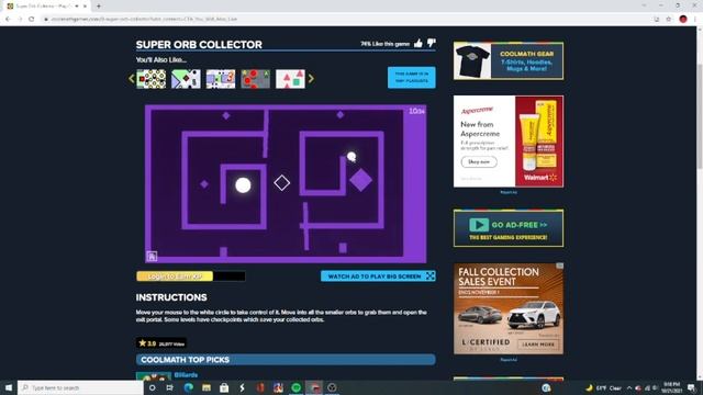 I played and beat super orb collector (unedited) смотреть онлайн