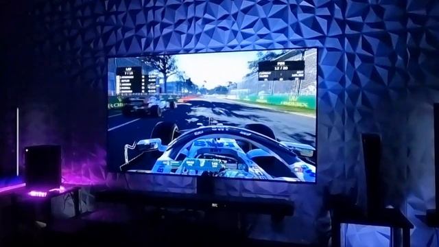 F1 2021 Xbox series X and philips Ambilight tv and Hue gradient lights смотреть онлайн