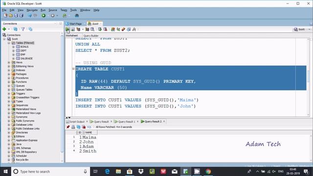How to Generate GUID in Oracle смотреть онлайн
