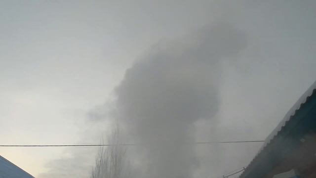 #Дубак_Челлендж. Что будет с кипятком в -34С или как мы развлекались с утра