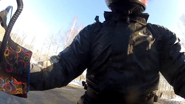 Видеозарисовки. Bajaj Pulsar NS200 и русская зима. Часть III. смотреть онлайн