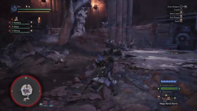 Monster Hunter World : Tempered Azure Los + Pink Ian in 1:35 смотреть онлайн