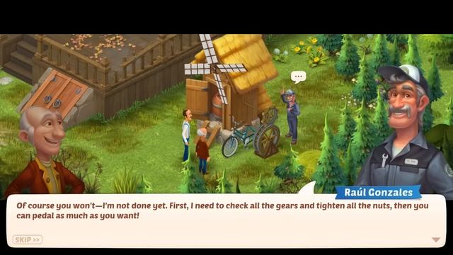 HOMESCAPES GAMEPLAY - THE LAKE HOUSE - DAY 23 - BIKE-POWERED MILL смотреть онлайн