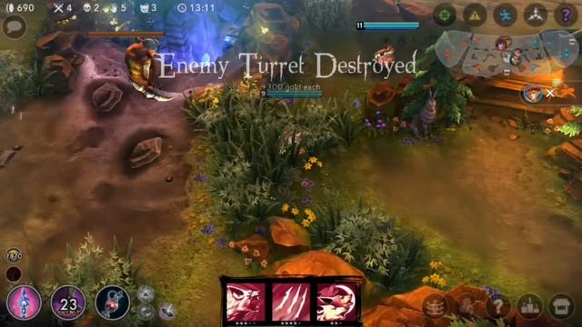 Vainglory Gameplay - Fortress |Roam| She Got Me! Funny Moment! смотреть онлайн