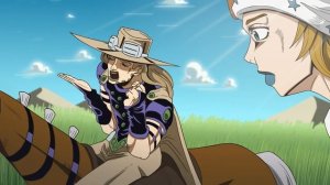 PIZZA MOZZARELLA Song by Gyro Zeppeli (SBR Fan-animation) 1 ЧАС