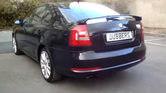 dubbers sports vws garage skoda vrs rs diesel saloon in black смотреть онлайн