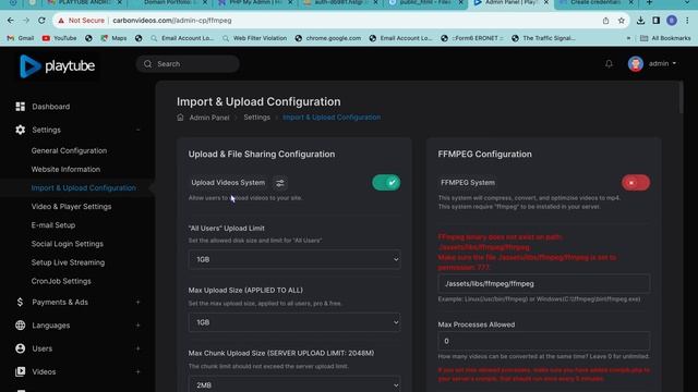 How To Setup Youtube Videos Import Data v3 api in Playtube Php script youtube clone смотреть онлайн