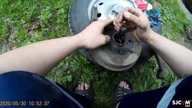 Замена заднего ступичного подшипника Рено Логан, Сандеро в полевых условиях всё подробно!!! смотреть онлайн