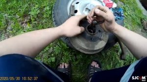 Замена заднего ступичного подшипника Рено Логан, Сандеро в полевых условиях всё подробно!!!