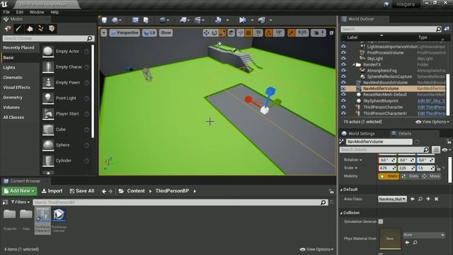 [RUS] Navigation Invoker и "дороговизна" маршрута для ИИ (NavModiferVolume) в Unreal Engine 4 смотреть онлайн